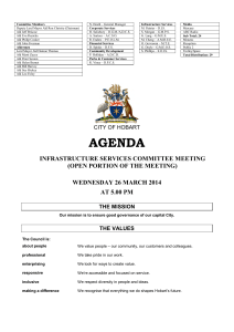 agenda - Hobart City Council