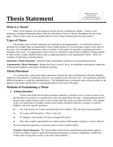 Thesis