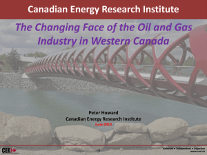 The Changing Face of the Oil and Gas Industry in Western Canada