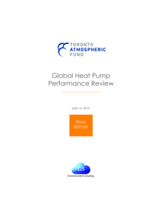 Global Heat Pump Performance Review.