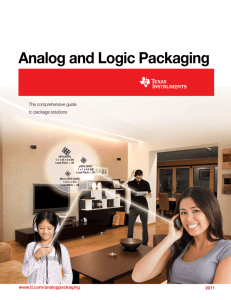 Analog and Logic Package Solutions Card (Rev