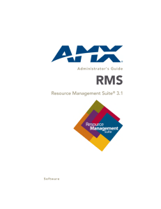 RMS Administrators Guide.book - AV-iQ