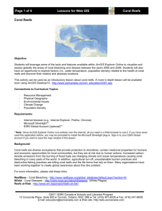 Coral Bleaching (GIS Exercise)