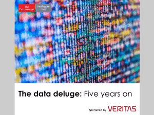 The state of the Data Deluge today