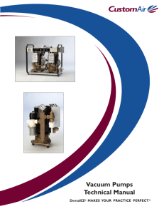 Vacuum Pumps Technical Manual