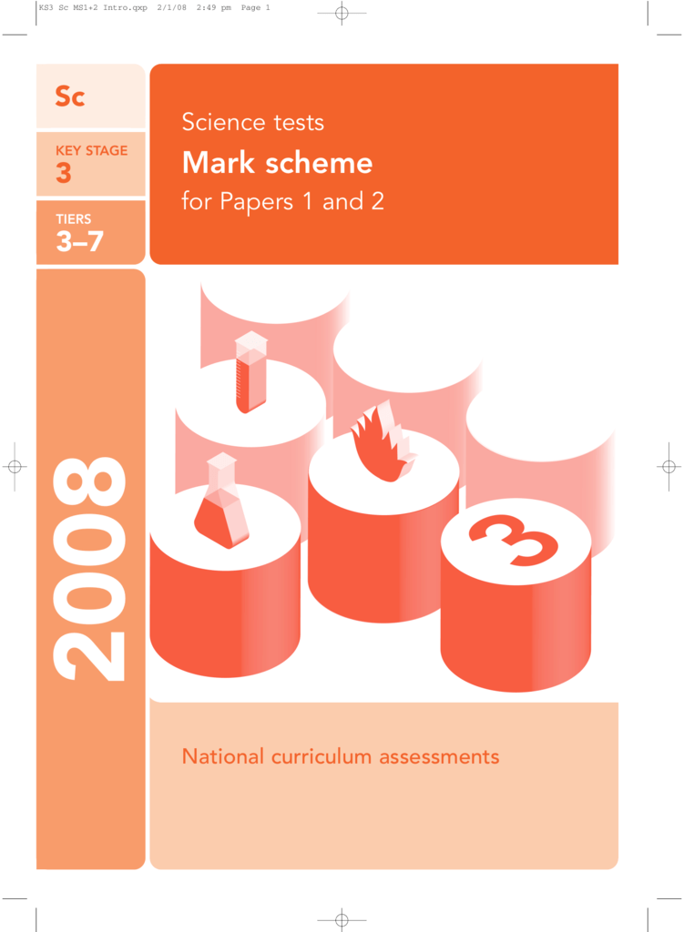 Mark scheme