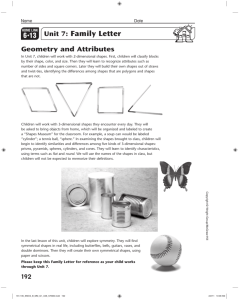 Unit 7: Family Letter - Duxbury Public Schools