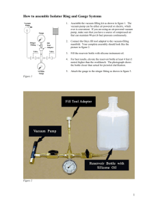 How to assemble Isolator Ring and Gauge Systems