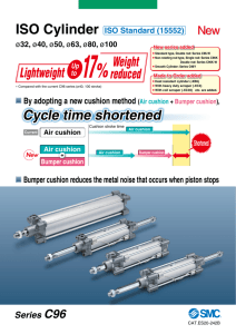 Cycle time shortened ISO Cylinder