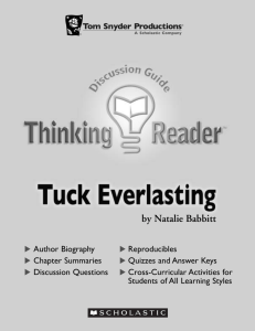 Thinking Reader - discussion guide