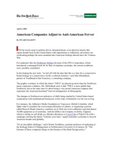 American Companies Adjust to Anti-American Fervor