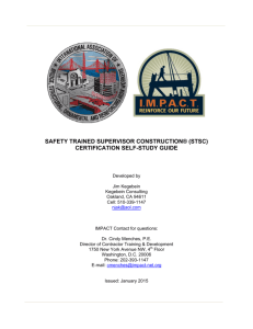 safety trained supervisor construction® (stsc)