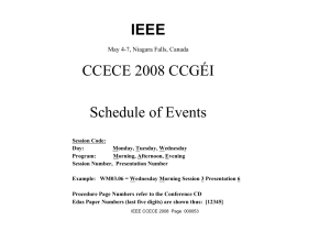 Program - IEEE Canada