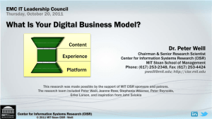 What Is Your Digital Business Model?