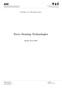 Force Sensing Technologies