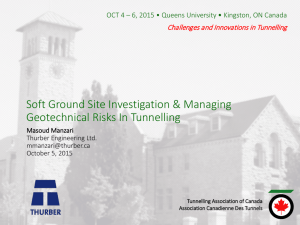02 - Soft Ground Site Investigation & Managing Geotechnical Risks