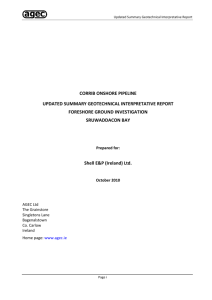 Updated Summary Geotechnical Interpretive Report