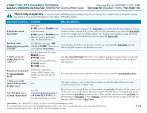 Value Plan: XYZ Insurance Company