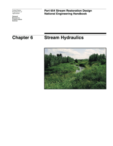 Chapter 6 – Stream Hydraulics - NRCS