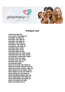 Product List - Pharmacynet