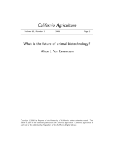 What is the future of animal biotechnology?