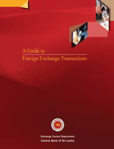 A Guide to Foreign Exchange Transactions