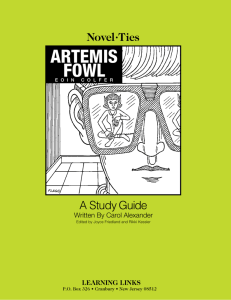 artemis fowl - Learning Links