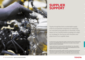 supplier support