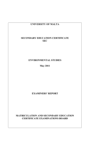 SEC Env Studies 2011