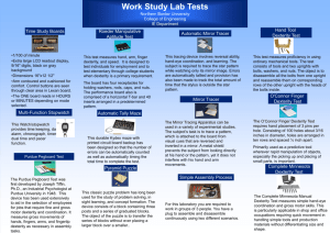 Work Study Lab Tests