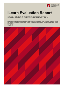 iLearn Evaluation Report
