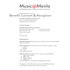 Benefit Concert & Reception
