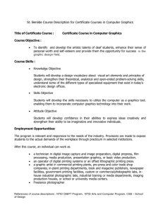 St. Benilde Course Description for Certificate Courses in Computer