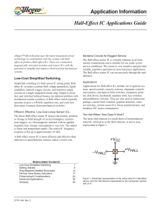 Hall-Effect IC Applications Guide