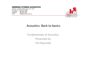 Acoustics