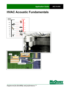 HVAC Acoustic Fundamentals