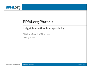BPMI.org Phase 2