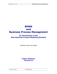BPMN and Business Process Management