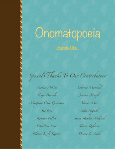 Onomatopoeia Book