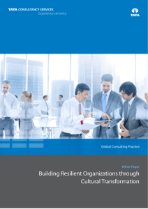 Transforming Organisation Cultures to build resilient