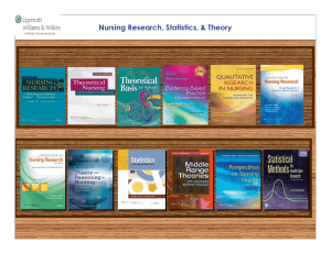 Nursing Research, Statistics, & Theory