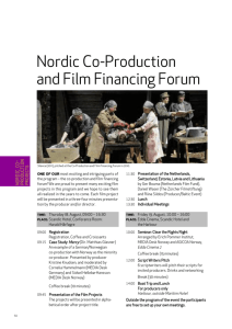 NNF2011 – Nordic Co-Production and Finance