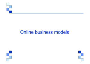 Online business models