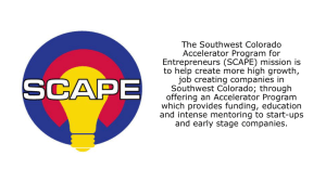 The Southwest Colorado Accelerator Program for Entrepreneurs