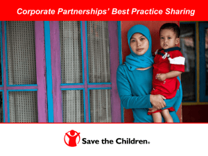 Corporate Partnerships' Best Practice Sharing