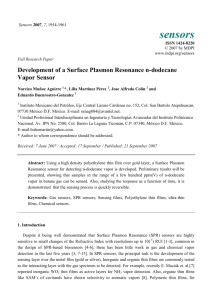 Development of a Surface Plasmon Resonance n