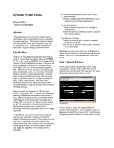 Dynamic Printer Forms