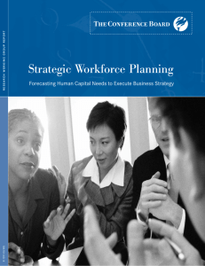 Strategic Workforce Planning - Human Resources Management
