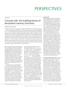 Concept cells: the building blocks of declarative memory functions