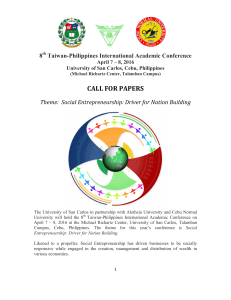 call for papers - University of San Carlos